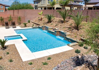 Peoria pool tile waterline